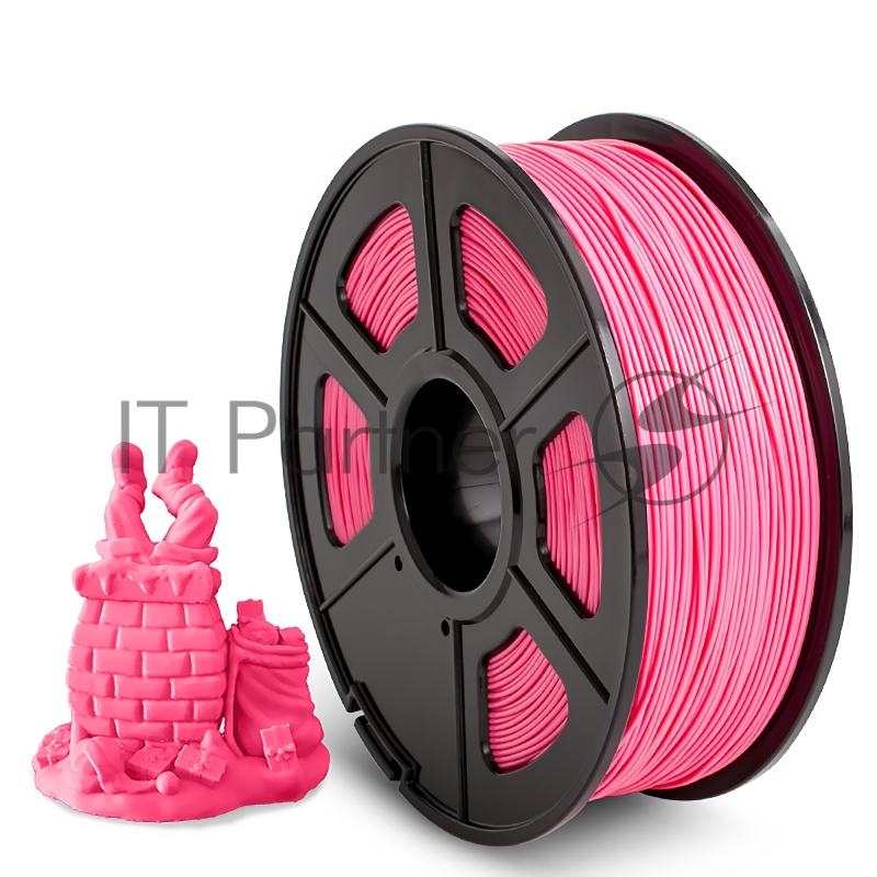 Филамент NVPRINT ABS Pink для 3D печати диаметр 1.75мм длина 330 метров масса 1 кг