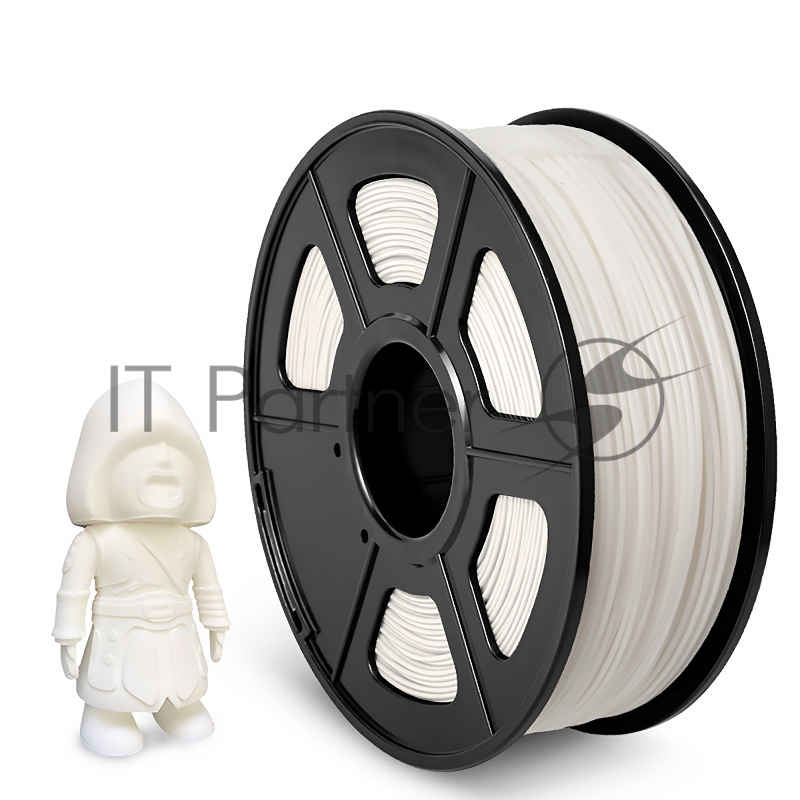 Филамент NVPRINT ABS White для 3D печати диаметр 1.75мм длина 330 метров масса 1 кг