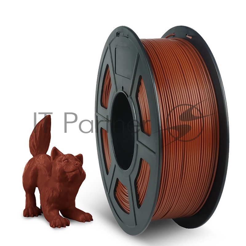 Филамент NVPRINT PETG Chocolate для 3D печати диаметр 1.75мм длина 330 метров масса 1 кг