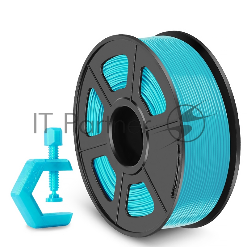 Филамент NVPRINT PETG Cyan для 3D печати диаметр 1.75мм длина 330 метров масса 1 кг