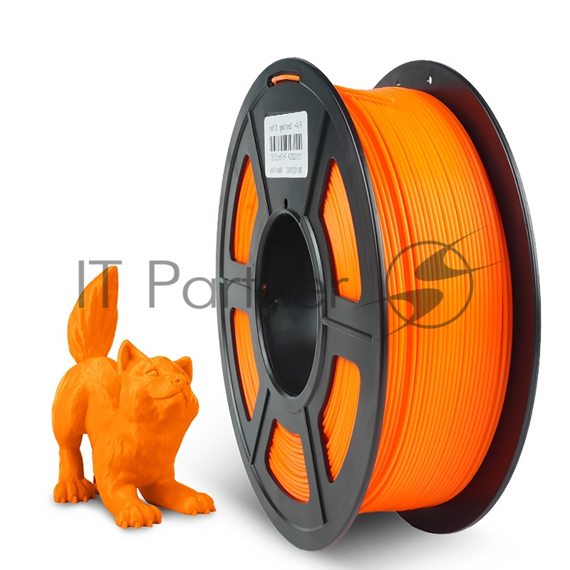 Филамент NVPRINT PETG Sunny Orange для 3D печати диаметр 1.75мм длина 330 метров масса 1 кг
