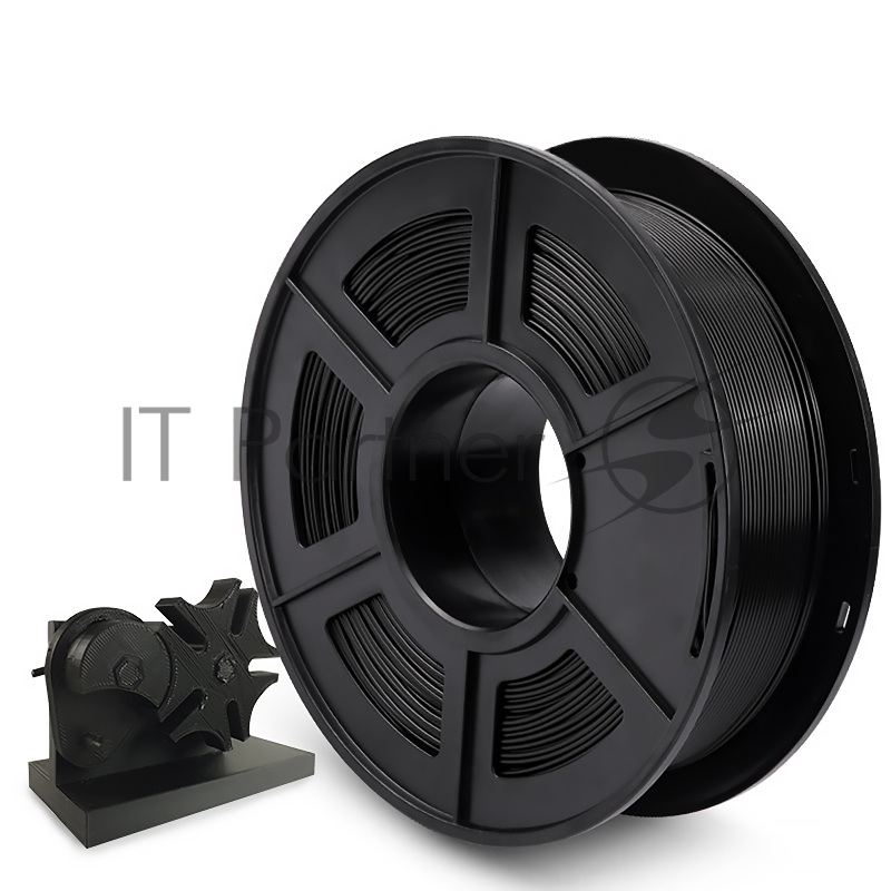 Филамент NVPRINT PLA Black для 3D печати диаметр 1.75мм длина 330 метров масса 1 кг