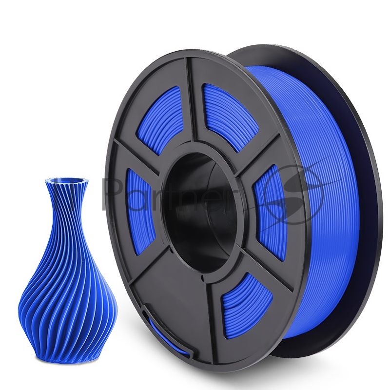 Филамент NVPRINT PLA+ Blue для 3D печати диаметр 1.75мм длина 330 метров масса 1 кг