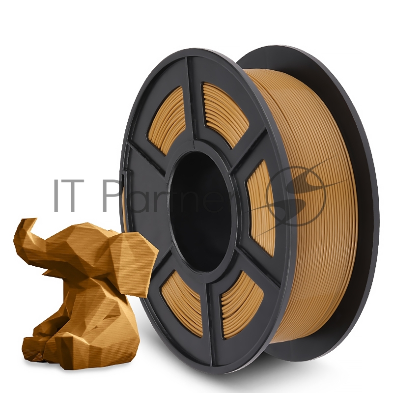 Филамент NVPRINT PLA+ Coffee для 3D печати диаметр 1.75мм длина 330 метров масса 1 кг