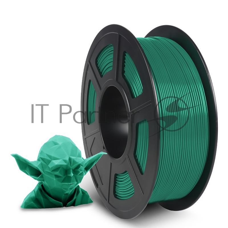 Филамент NVPRINT PLA+ GrassGreen для 3D печати диаметр 1.75мм длина 330 метров масса 1 кг