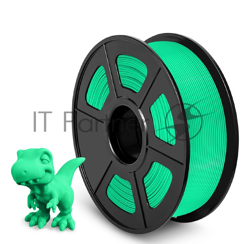 Филамент NVPRINT PLA Green для 3D печати диаметр 1.75мм длина 330 метров масса 1 кг