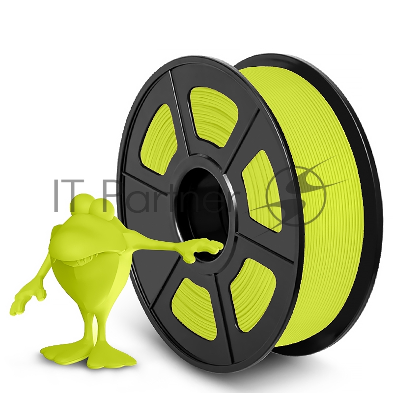 Филамент NVPRINT PLA Matte Bright Yellow для 3D печати диаметр 1.75мм длина 330 метров масса 1 кг