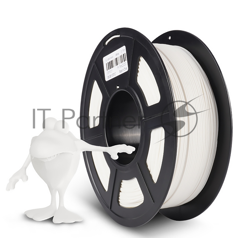 Филамент NVPRINT PLA Matte White для 3D печати диаметр 1.75мм длина 330 метров масса 1 кг