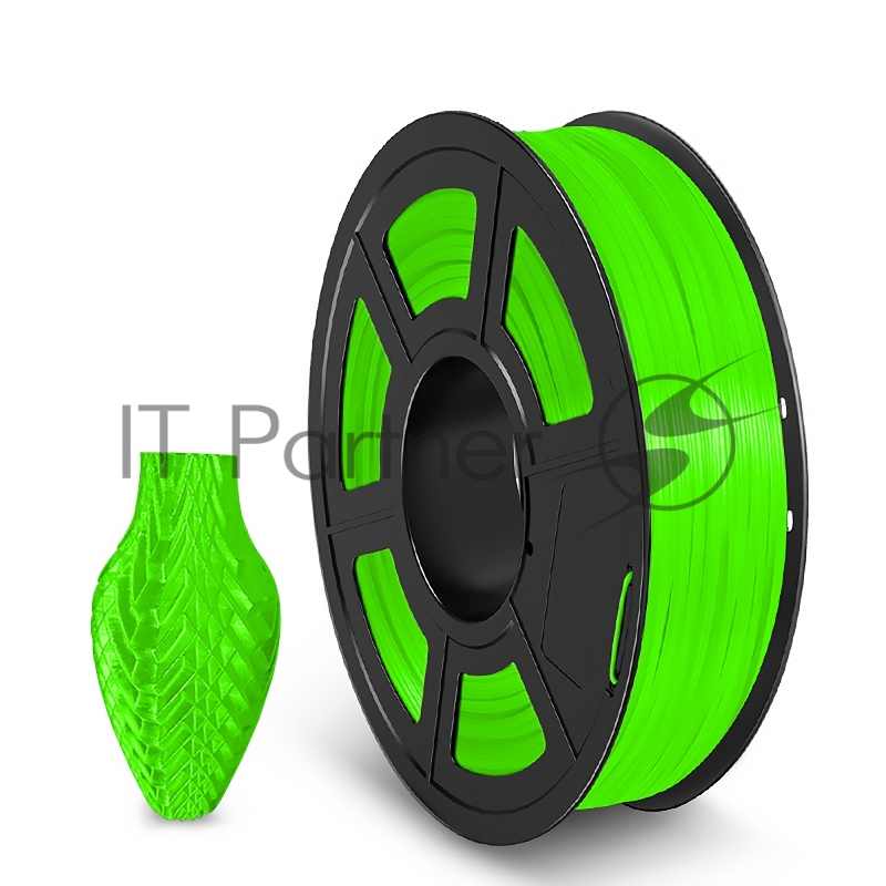 Филамент NVPRINT TPU Trans. Green для 3D печати диаметр 1.75мм длина 165 метров масса 0,5 кг