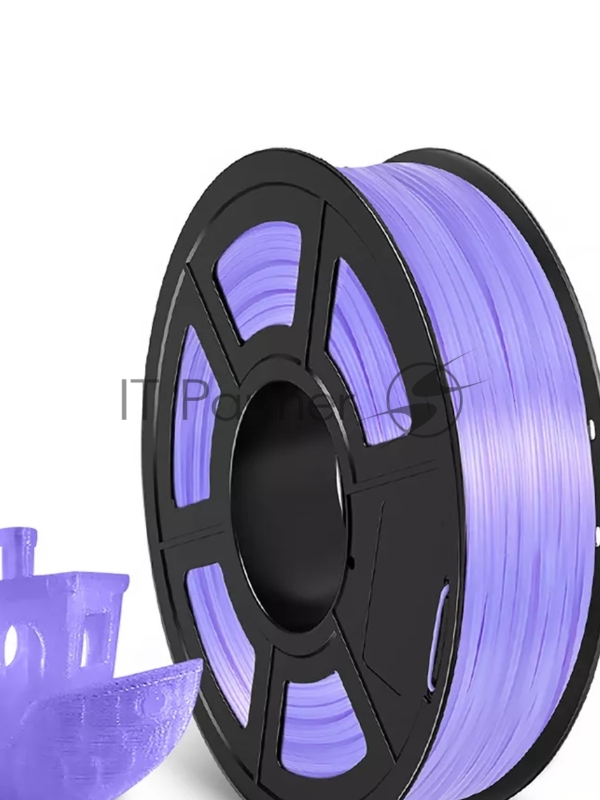 Филамент NVPRINT TPU Trans. Purple для 3D печати диаметр 1.75мм длина 165 метров масса 0,5 кг