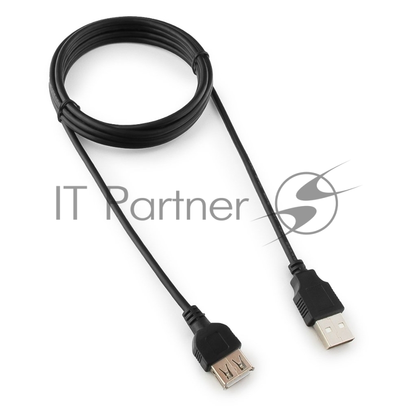 Кабель-удлинитель USB2.0 Cablexpert CC-USB2-AMAF-6B-N, AM/AF, медь, серия Pro, 1.8м, черн, пакет