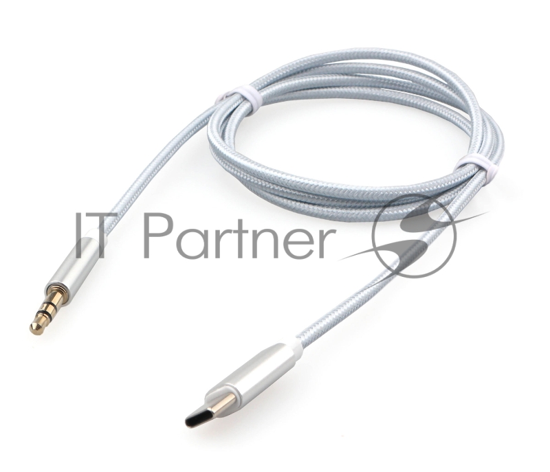 Кабель-переходник USB Cablexpert CCAB-CM35M-1M-W, Type-C/Jack3.5, Mobile, 1м, белый, коробка