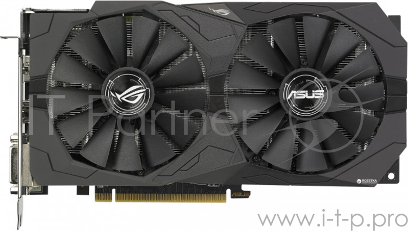 Видеокарта ASUS Radeon RX 570 4ГБ ROG-STRIX-RX570-4G-GAMING (Radeon RX 570, DDR5, 2xDVI, HDMI, DP) (PCI-E)