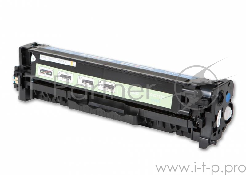 Тонер Картридж Cactus CS-C718С голубой для Canon LBP-7200 (2900стр.)