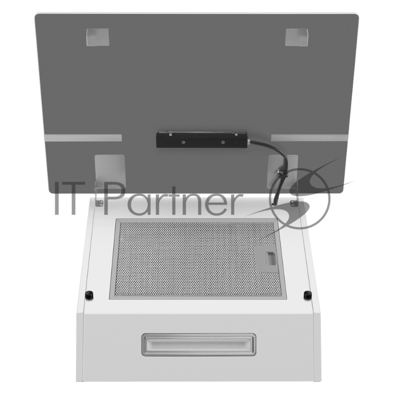 Вытяжка каминная Maunfeld Astro 60 белый/белое стекло управление: сенсорное (1 мотор)