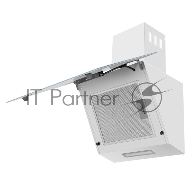 Вытяжка каминная Maunfeld Astro 60 белый/белое стекло управление: сенсорное (1 мотор)