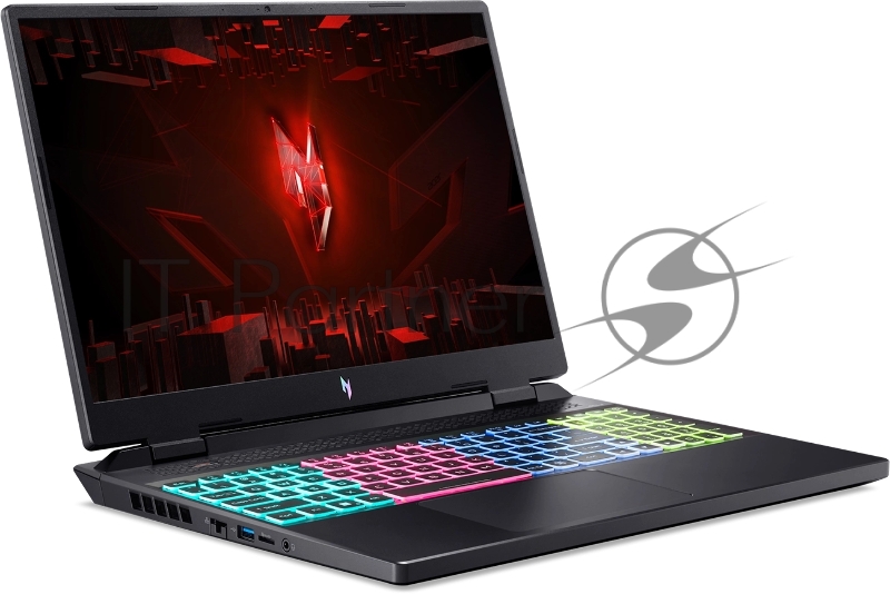 Ноутбук ACER Nitro AN16-41-R90W 16(1920x1200 (матовый) IPS)/AMD Ryzen 7 7735HS(3.2Ghz)/16384Mb/1024PCI GeForce RTX4060(8192Mb)/Cam/BT/WiFi/50 1y/2.4kg/Black/NoOS