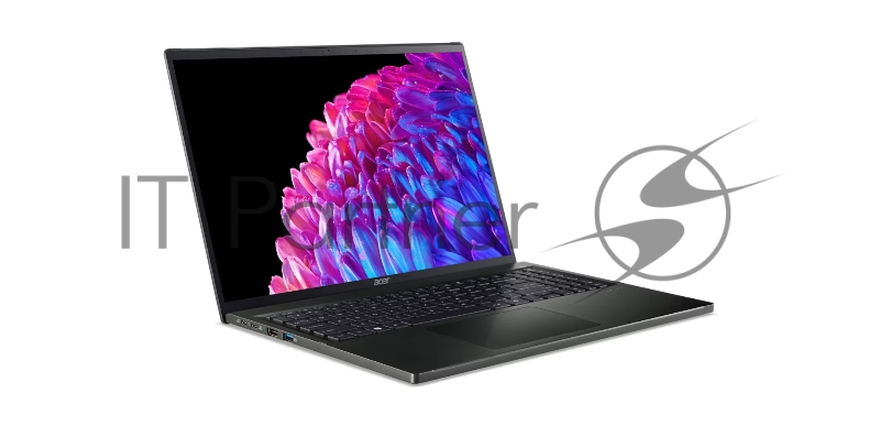 Ноутбук ACER Swift Edge SFE16-44-R48X 16(3200x2000 OLED (матовый))/AMD Ryzen 7 8840U(3.3Ghz)/32768Mb/1024PCIS 1y/1.5kg/Black/Win11Home