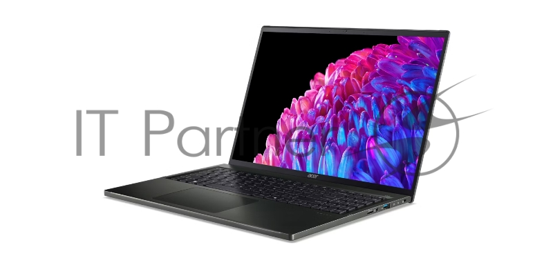 Ноутбук ACER Swift Edge SFE16-44-R48X 16(3200x2000 OLED (матовый))/AMD Ryzen 7 8840U(3.3Ghz)/32768Mb/1024PCIS 1y/1.5kg/Black/Win11Home