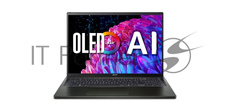 Ноутбук ACER Swift Edge SFE16-44-R2RD 16(3200x2000 OLED (матовый))/AMD Ryzen 7 8840U(3.3Ghz)/16384Mb/1024PCIS 1y/1.5kg/Black/Win11Home