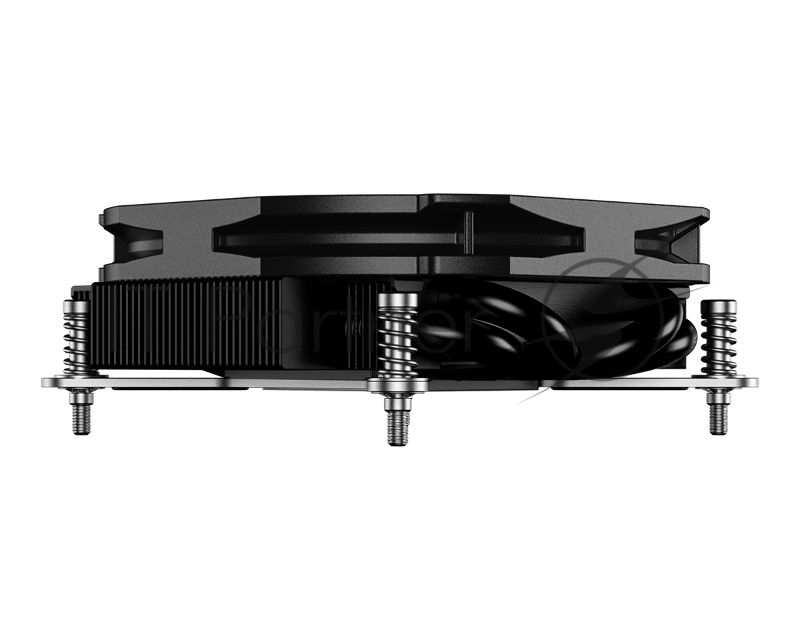 Кулер для процессора ID-COOLING IS-30i BLACK LGA1700/1200/115X низкопрофильный высота 30mm (36шт/кор, TDP 100W, PWM, 4 тепл.трубки прямого контакта, FAN 92mm) BOX