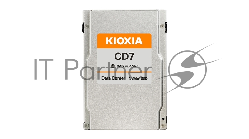 Накопитель KIOXIA Enterprise SSD 2,5(SFF/U.2), CD7-R, 15360GB, NVMe 1.4/PCIe 4.0 1x4, R6450/W5600MB/s, IOPS(R4K) 1100K/180K, MTTF 2,5M, 1DWPD/5Y (Read Intensive), TLC BiCS Flash™