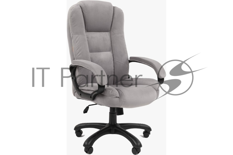 Кресло Chairman Home 600 Россия ткань Т-53 серый (7158674)