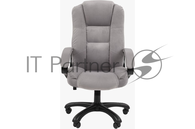 Кресло Chairman Home 600 Россия ткань Т-53 серый (7158674)