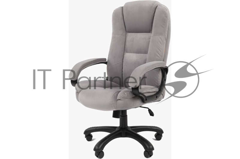 Кресло Chairman Home 600 Россия ткань Т-53 серый (7158674)