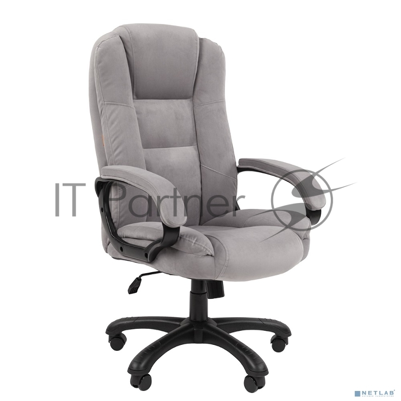 Кресло Chairman Home 600 Россия ткань Т-53 серый (7158674)