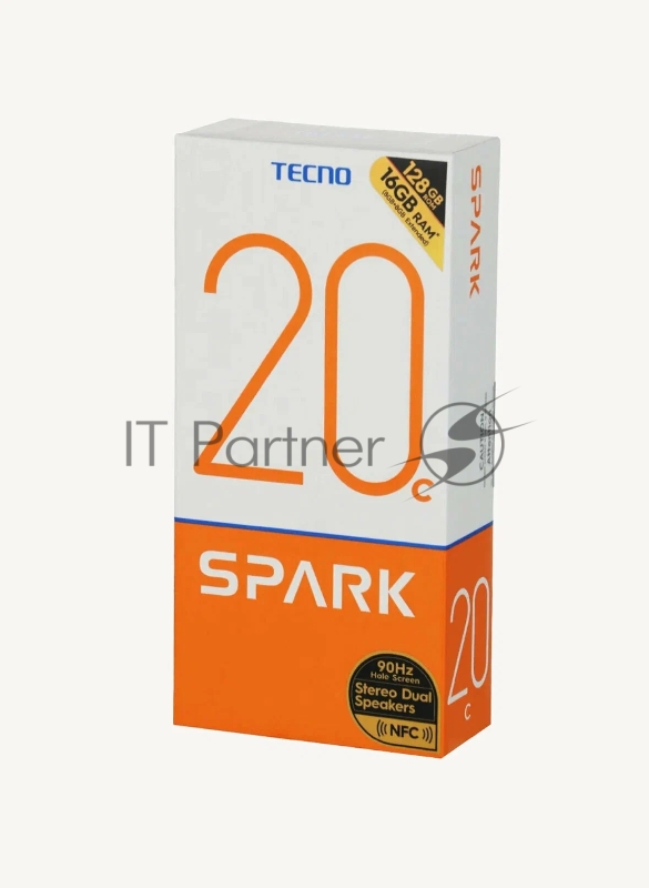 Смартфон BG7n TECNO SPARK 20C 4/128 Magic Skin Green, 6.56, 20:9, 1612 x 720 пикселей, 2.3GHz, 8 Core, 4GB RAM, 128GB, up to 1TB flash, 50Mpix+AI/8Mpix, 2 Sim, 4G, BT v5.0, WiFi 802.11 b/g/n, GPS/AGPS, GLONASS,NFC, Type-C, 5000mAh, Android T-GO, 185,