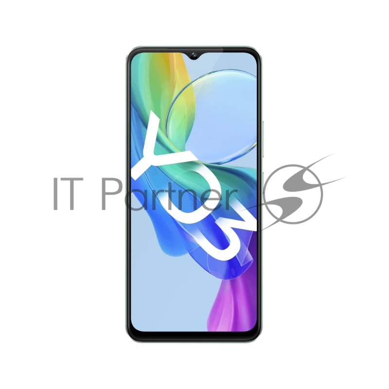 Смартфон VIVO Y03 Green, 6.56 1612 x 720 пикселей, 2,0 ГГц+1,8 ГГц, 8 Core, 4GB RAM, 128GB, 1 ТБ, 13 МП+ 0,08 МП/5Mpix, 2 Sim, 2G, 3G, LTE, BT v5.0, Wi-Fi, GPS, Type-C, 5000mAh, Android 14, 185g, 163.63 ммx75,58 ммx8,39 мм