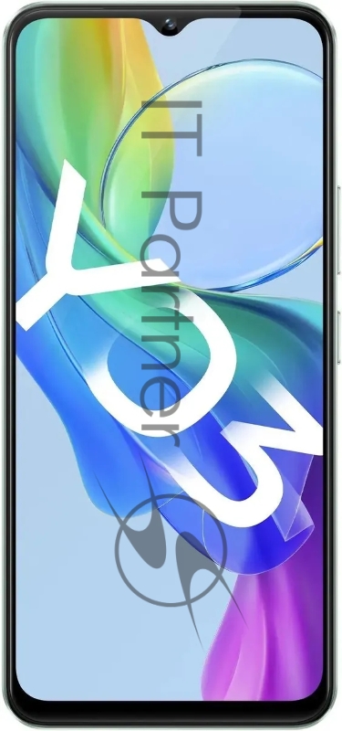 Смартфон VIVO Y03 Green, 6.56 1612 x 720 пикселей, 2,0 ГГц+1,8 ГГц, 8 Core, 4GB RAM, 128GB, 1 ТБ, 13 МП+ 0,08 МП/5Mpix, 2 Sim, 2G, 3G, LTE, BT v5.0, Wi-Fi, GPS, Type-C, 5000mAh, Android 14, 185g, 163.63 ммx75,58 ммx8,39 мм