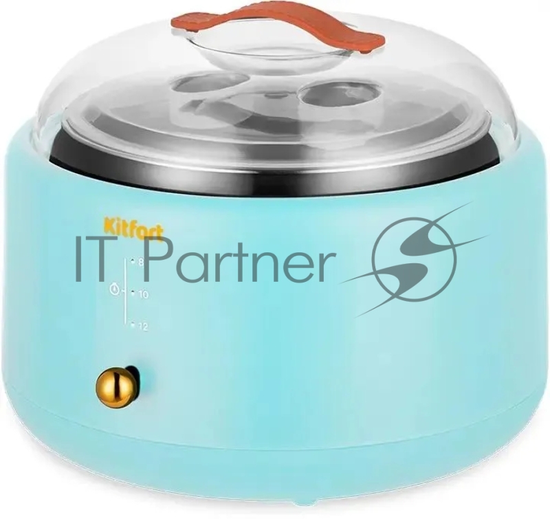 Йогуртница Kitfort КТ-6081-1 15Вт 1б. 1000мл голубой