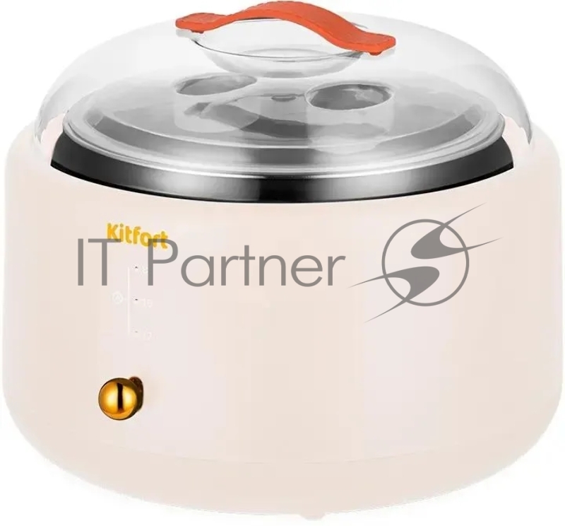 Йогуртница Kitfort КТ-6081-2 15Вт 1б. 1000мл розовый