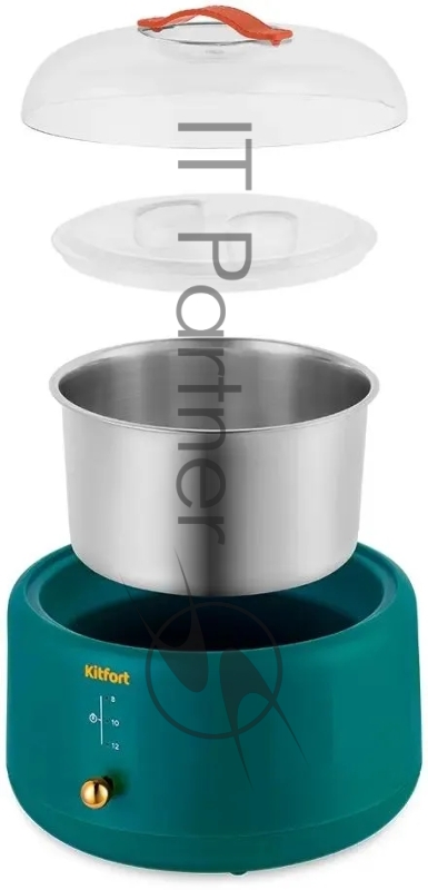 Йогуртница Kitfort КТ-6081-3 15Вт 1б. 1000мл зеленый