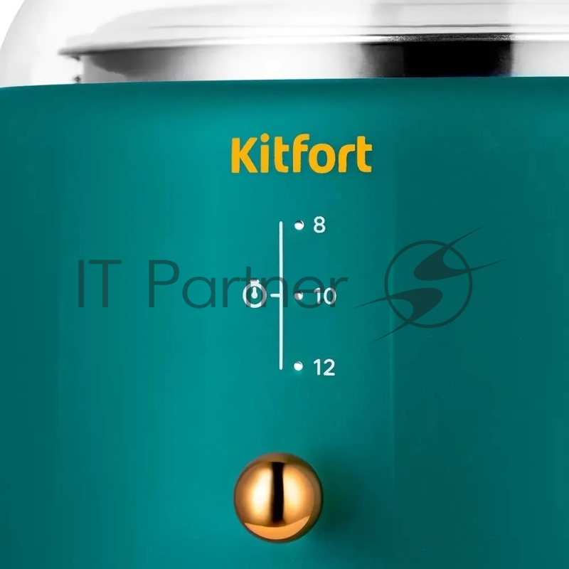 Йогуртница Kitfort КТ-6081-3 15Вт 1б. 1000мл зеленый