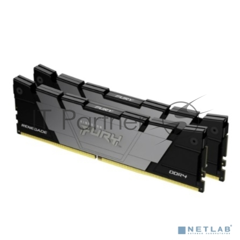 Оперативная память Kingston KF432C16RB12K2/32 DDR4 2x16GB 3200MHz Fury Renegade Black RTL PC4-25600 CL16 DIMM 288-pin 1.35В dual rank Ret