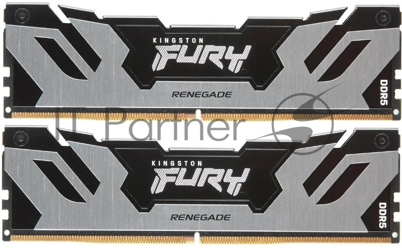 Оперативная память DDR 5 DIMM 32Gb PC57600, 7200Mhz, Kingston FURY Renegade Silver XMP CL38 (Kit of 2) (KF572C38RSK2-32) (retail)