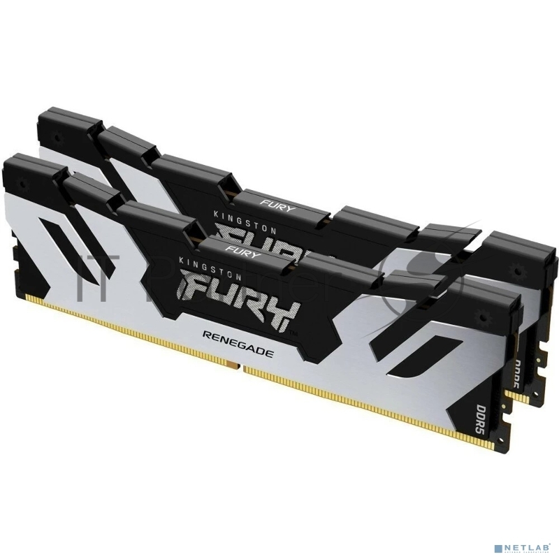 Оперативная память DDR 5 DIMM 32Gb PC57600, 7200Mhz, Kingston FURY Renegade Silver XMP CL38 (Kit of 2) (KF572C38RSK2-32) (retail)