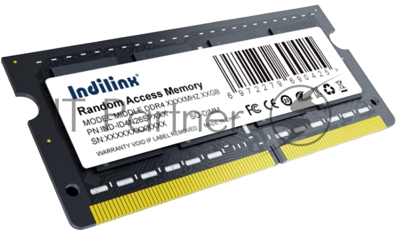 Модуль памяти Indilinx 16GB DDR4-2666 SODIMM IND-ID4N26SP16X