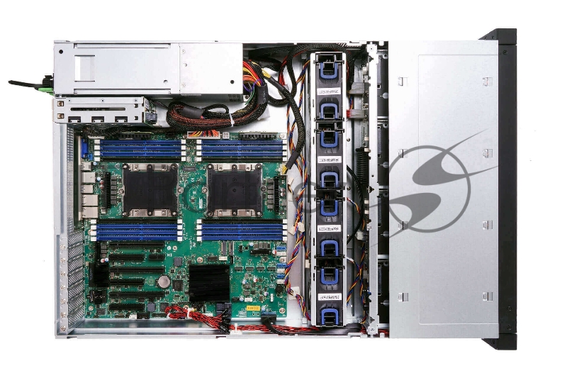 Компьютерный корпус IW-RS212-07 SLIMSAS BP 800W*2/PDB/FAN 8038mm*4/SLIMSAS * 4 BP/rear 2.5 HDD module(12G)/28RAIL/power cord*2