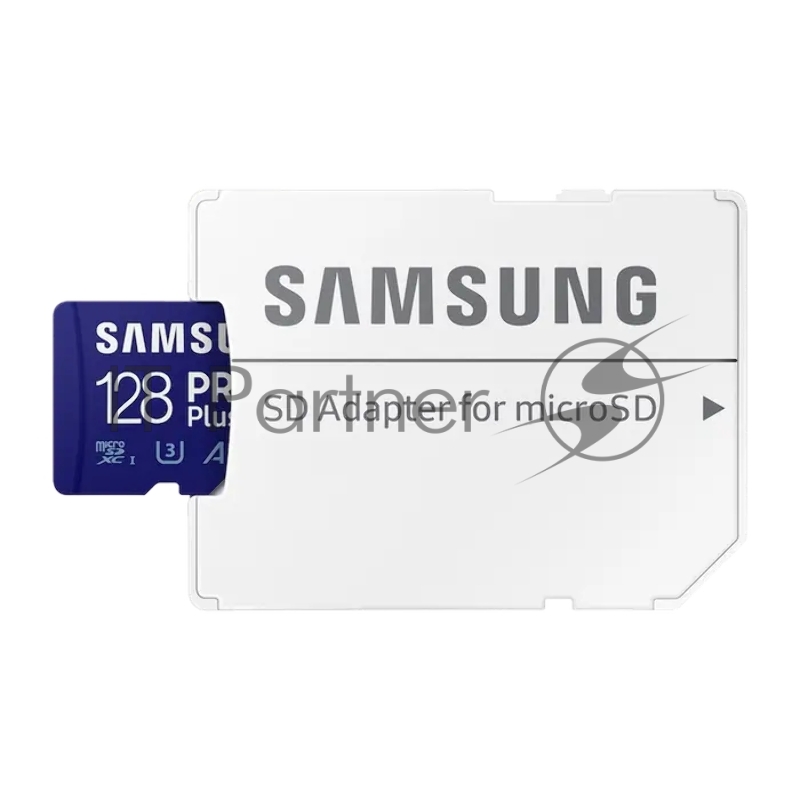 Флеш карта microSDXC 128GB Samsung PRO Plus Class 10, A2, V30, UHS-I (U3), W 130 МБ/с, R 180 МБ/с, <MB-MD128SA/KR> адаптер на SD