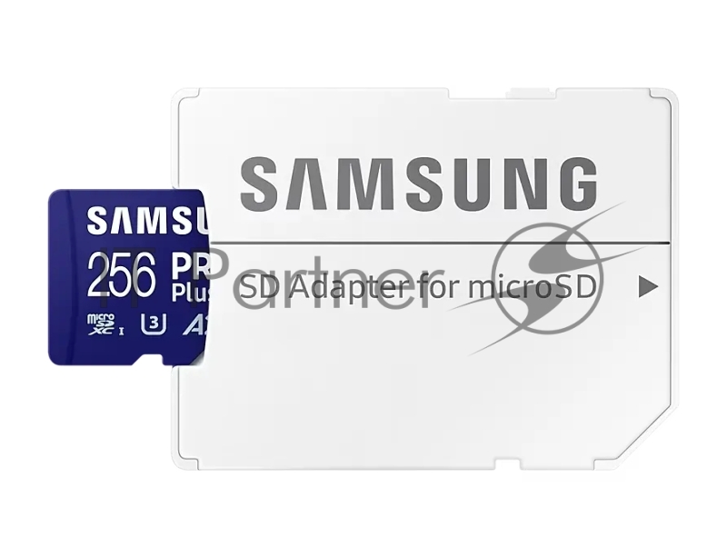Флеш карта microSDXC 256GB Samsung PRO Plus Class 10, A2, V30, UHS-I (U3), W 130 МБ/с, R 180 МБ/с, <MB-MD256SA/KR> адаптер на SD