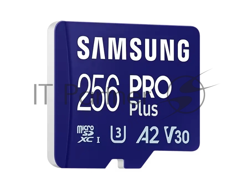 Флеш карта microSDXC 256GB Samsung PRO Plus Class 10, A2, V30, UHS-I (U3), W 130 МБ/с, R 180 МБ/с, <MB-MD256SA/KR> адаптер на SD