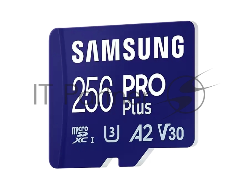 Флеш карта microSDXC 256GB Samsung PRO Plus Class 10, A2, V30, UHS-I (U3), W 130 МБ/с, R 180 МБ/с, <MB-MD256SA/KR> адаптер на SD
