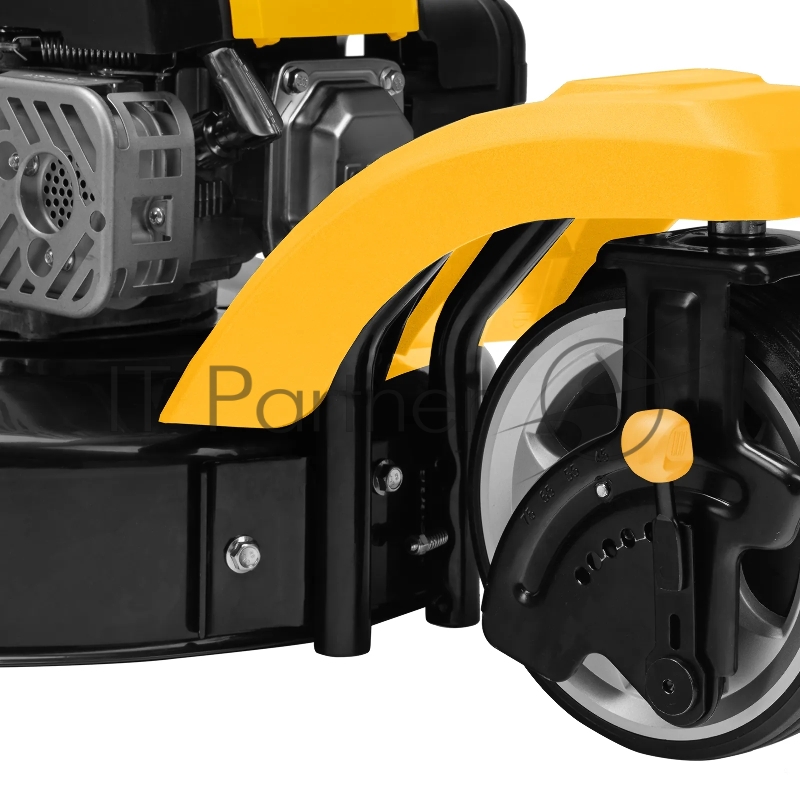 Бензиновая газонокосилка GLT-460SP-T, Trike 150 см3, 46 см, привод, панель, 60л// Denzel