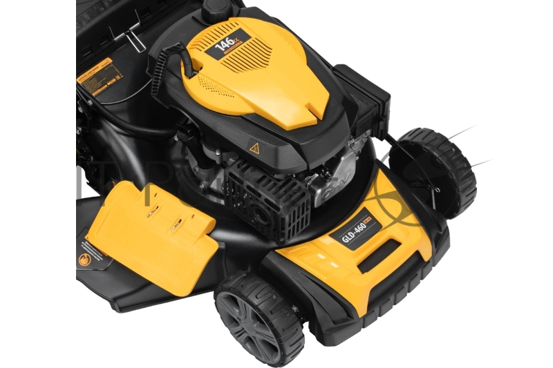 Газонокосилка бензиновая GLD-460SP-VE, 146 см3, шир. 46см, привод, вариатор, эл.старт, 60 л// Denzel