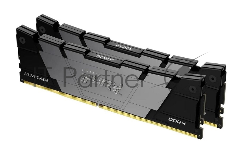 Оперативная память Kingston DDR4 2x32GB 3600MHz KF436C18RB2K2/64 Fury Renegade Black RTL Gaming PC4-28800 CL18 DIMM 288-pin 1.35В dual rank с радиатором Ret