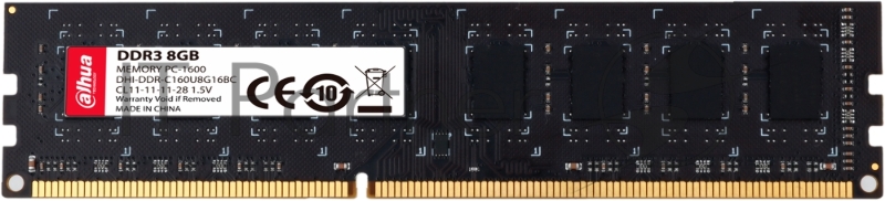 Модуль памяти Dahua 8GB DDR3-1600 C160 (PC3-12800) UDIMM CL11, 1.5V